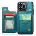iPhone 16 Pro Caseme C22-etui RFID-kortlommebok - grønn