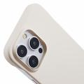 iPhone 16 Pro Rammeløs Plast Deksel - Hvit