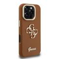 iPhone 16 Pro Guess Grained 4G Logo Stativkameraramme-deksel