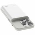 iPhone 16 Pro Max Backup Ladedeksel - 7000mAh - Hvit