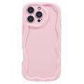 iPhone 16 Pro Max Candy Color Wavy TPU-deksel - Rosa
