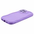 iPhone 16 Pro Max Candy Color Wavy TPU-deksel - Lilla