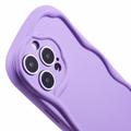 iPhone 16 Pro Max Candy Color Wavy TPU-deksel - Lilla