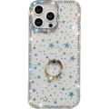 iPhone 16 Pro Max CrystalGlow Hybrid-deksel med ringholder