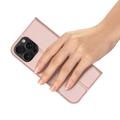 iPhone 16 Pro Max Dux Ducis Skin Pro Flip-deksel - Rosa