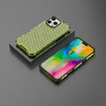 iPhone 16 Pro Max Honeycomb Armored Hybrid-deksel - Grønn