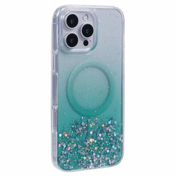 iPhone 16 Pro Max Sparkle Glow MagSafe-deksel - Grønn