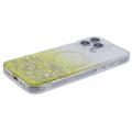 iPhone 16 Pro Max Sparkle Glow MagSafe-deksel - Epoxy TPU og akrylbeskyttelse - Gul