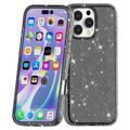 iPhone 16 Pro Max Stylish Glitter Series Hybrid-deksel - Svart
