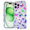 iPhone 16 Pro Max Wave-Edge Laser Glitter MagSafe-deksel