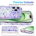 iPhone 16 Pro Max Wave-Edge Laser Glitter MagSafe-deksel - stjerne