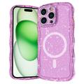 iPhone 16 Pro Max Wave-Edge Laser Glitter MagSafe-deksel
