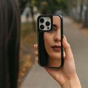 iPhone 16 Pro Speil-deksel - MagSafe-kompatibel - Svart