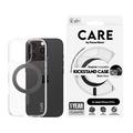 iPhone 16 Pro PanzerGlass Care Kickstand-deksel - MagSafe-kompatibel - Klar / Svart