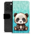 iPhone 16 Pro Premium Lommebok-deksel - Panda