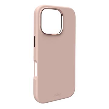 iPhone 16 Pro Puro Icon Mag Pro Silikondeksel - Beige
