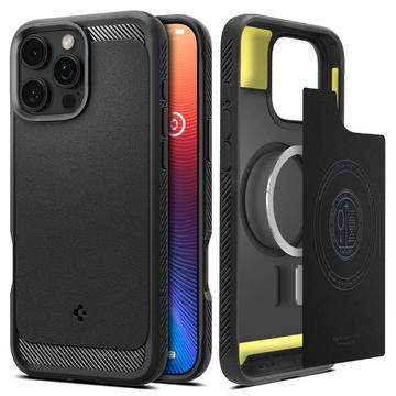 iPhone 16 Pro Spigen Rugged Armor Mag TPU-deksel