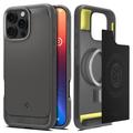 iPhone 16 Pro Spigen Rugged Armor Mag TPU-deksel - Grå