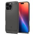 iPhone 16 Pro Spigen Rugged Armor Mag TPU-deksel - Grå