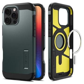 iPhone 16 Pro Spigen Tough Armor Mag Deksel - Avgrunnsgrønn