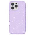 iPhone 16 Pro Stylish Glitter Series Hybrid-deksel - Lilla