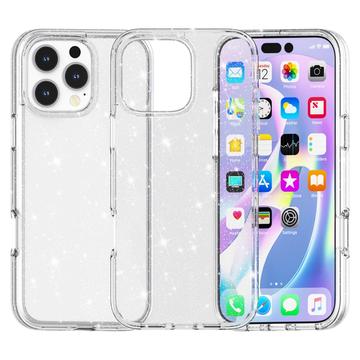 iPhone 16 Pro Stylish Glitter Series Hybrid-deksel