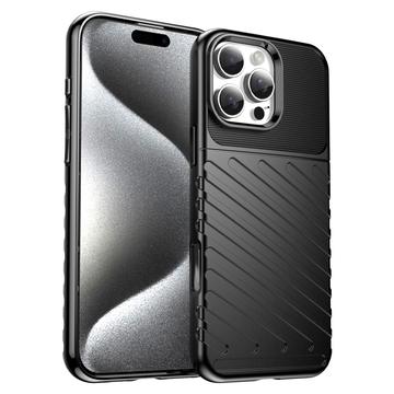iPhone 16 Pro Thunder Series TPU-deksel - Svart
