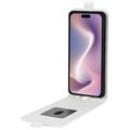 iPhone 16 Pro Vertikalt Flip-Deksel med Kortlomme