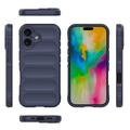iPhone 16 Rugged TPU-deksel - Mørkeblå