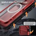 iPhone 16 Shellbox M Series IP68 Vanntett deksel - dykkerdeksel med MagSafe-kompatibilitet - rød