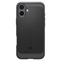 iPhone 16 Spigen Rugged Armor Mag TPU-deksel - Svart