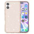 iPhone 16 Stylish Glitter Series Hybrid-deksel - Gull