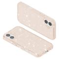 iPhone 16 Stylish Glitter Series Hybrid-deksel - Gull
