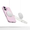 iPhone 16 Tech-Protect Silicone Pure-deksel - MagSafe-kompatibel - Rosa perle
