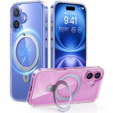 iPhone 16 Torras Guardian Ostand MagSafe-deksel - Gjennomsiktig