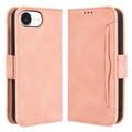 iPhone 16e/17e Kortholder Lommebokveske - Rosa