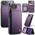 iPhone 16e/17e Caseme C22-etui RFID-kortlommebok - lilla