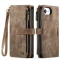 iPhone 16e Caseme C30 Multifunksjonell Lommebok-deksel - Brun