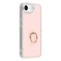iPhone 16e/17e CrystalGlow Hybrid-deksel med ringholder