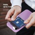 iPhone 16e Dux Ducis Rafi II magnetisk-deksel med kickstand og kortspor - Lilla