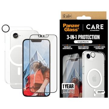 iPhone 16e PanzerGlass Care Flagship 3-i-1-pakke - Klar