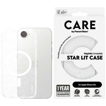iPhone 16e PanzerGlass Care Star Lit Deksel - MagSafe-kompatibel - Hvit
