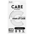 iPhone 16e PanzerGlass Care Star Lit Deksel - MagSafe-kompatibel - Hvit
