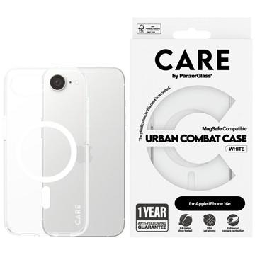iPhone 16e PanzerGlass Care Urban Combat-deksel - MagSafe-kompatibel - Hvit