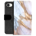 iPhone 16e Premium Lommebok-deksel - Elegant Marmor