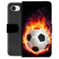 iPhone 16e Premium Lommebok-deksel - Fotballflamme