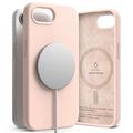 iPhone 16e Ringke Liquid Silicone MagSafe Deksel - Rosa Sand