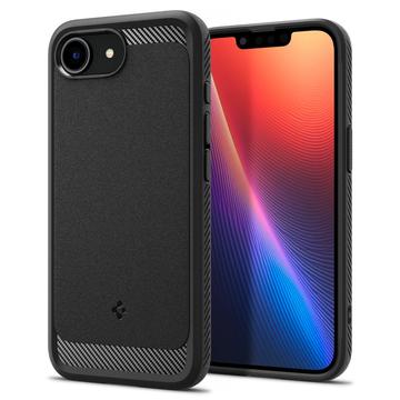 iPhone 16e Spigen Rugged Armor Mag TPU-deksel - Svart