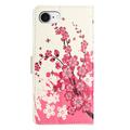 iPhone 16e Style Series Lommebok-deksel - Rosa Blomster