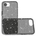 iPhone 16e Stylish Glitter Series Hybrid-deksel - Svart